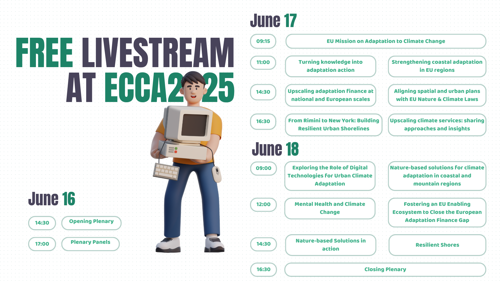 Join ECCA2025 Online - Wherever You Are